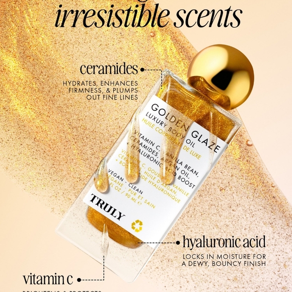 Truly- Golden Glaze Luxury Body Oil - Picture 3 of 4